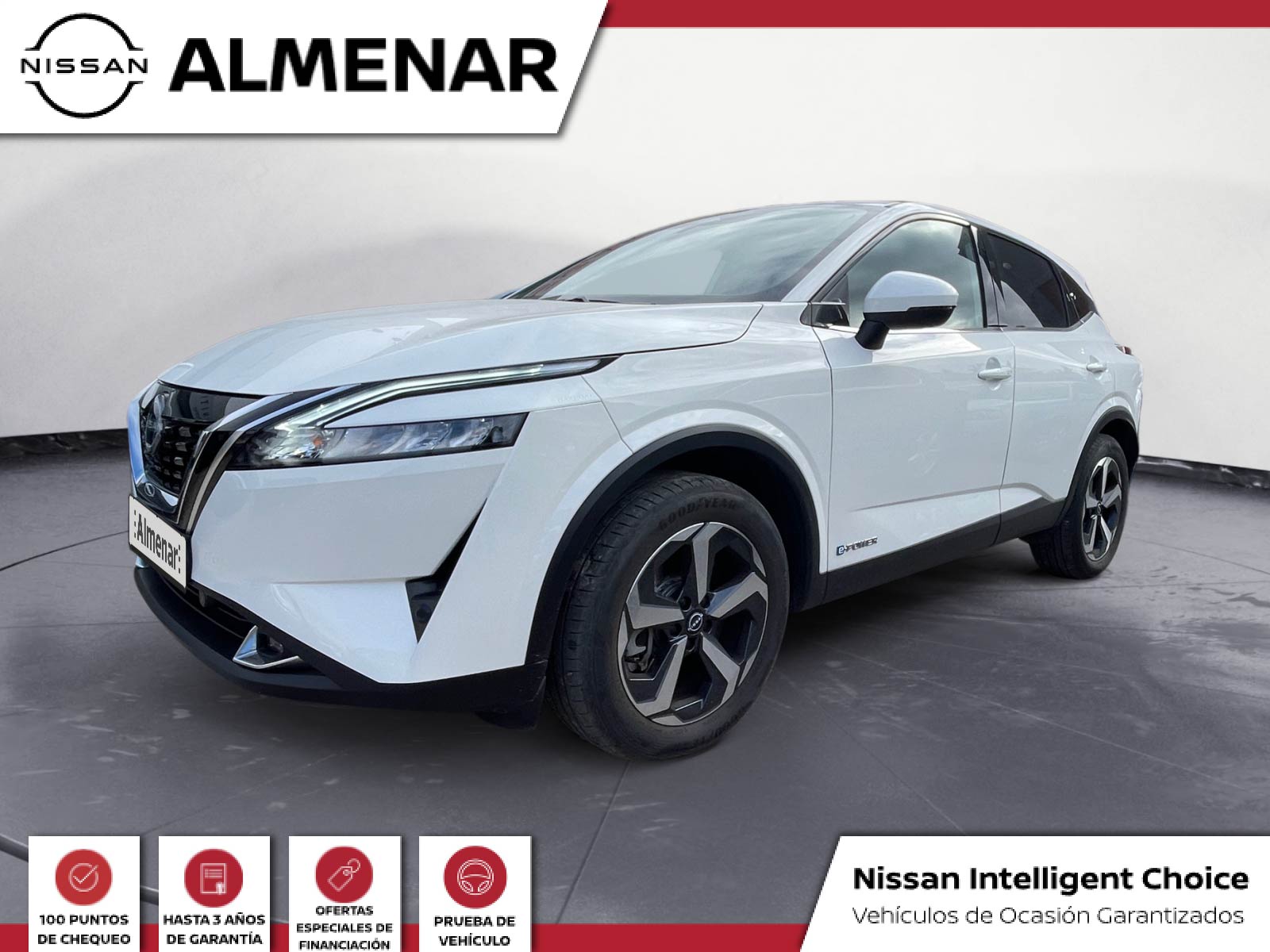 21 Nissan Qashqai E-Power 190CV Auto N-Connecta. Blanco