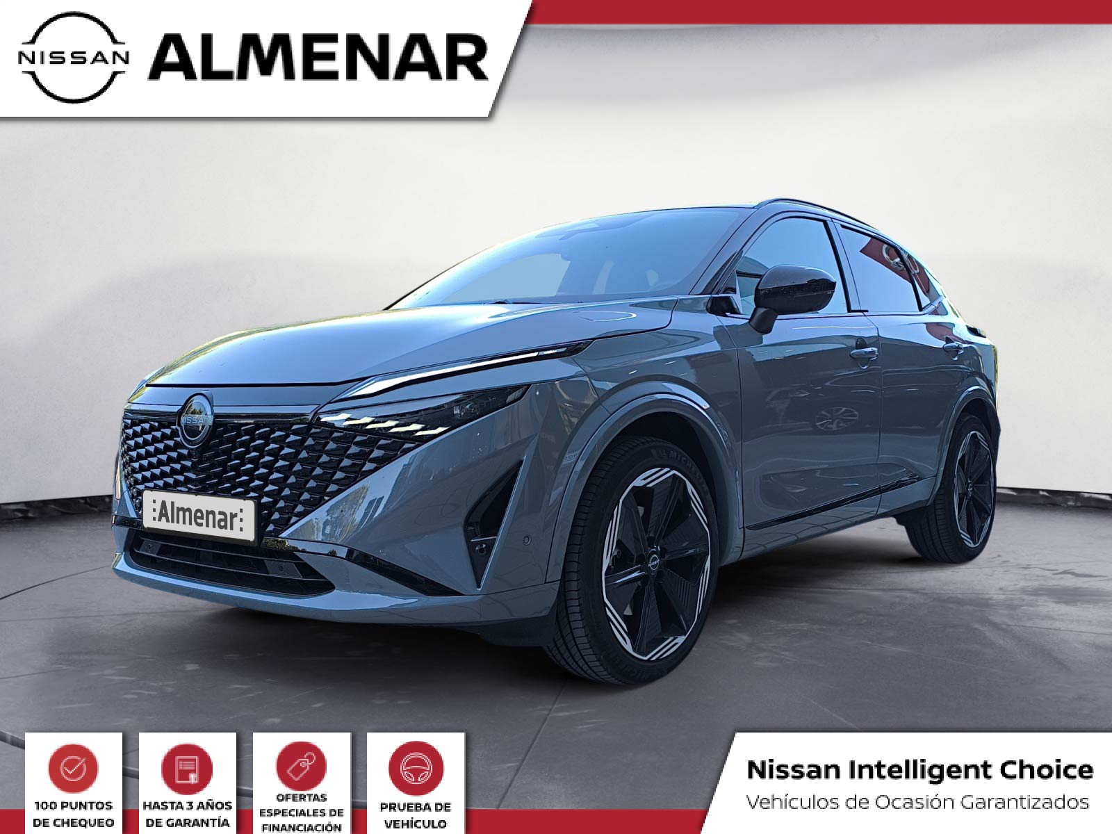 21 NISSAN QASHQAI 140CV MANUAL N-DESIGN. GRIS