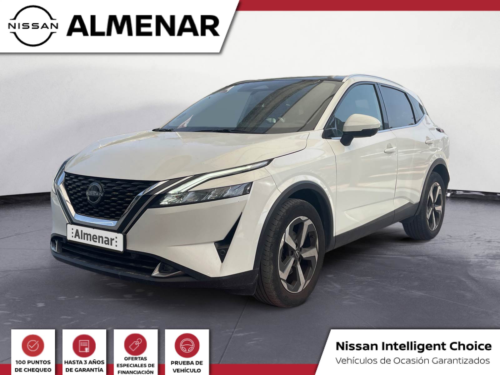 21 NISSAN QASHQAI 140CV MANUAL N-CONNECTA. BLANCO